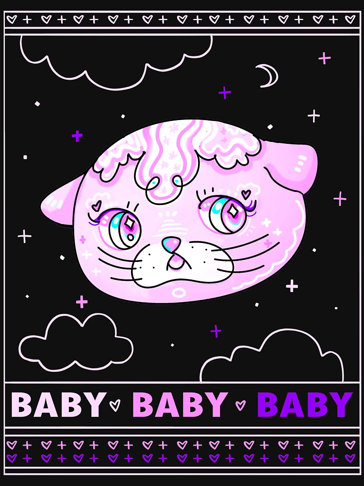 Pastel Cat Blob  - Cute Aesthetic Cat by opalsunsetart T-Shirts, Hoodie, Sweatshirt | BlankRebels.com (Image 3)