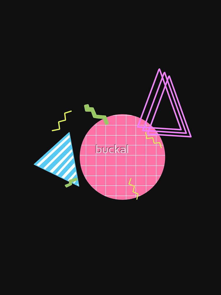 90s throwback shapes by buckal T-Shirts, Hoodie, Sweatshirt | BlankRebels.com (Image 3)