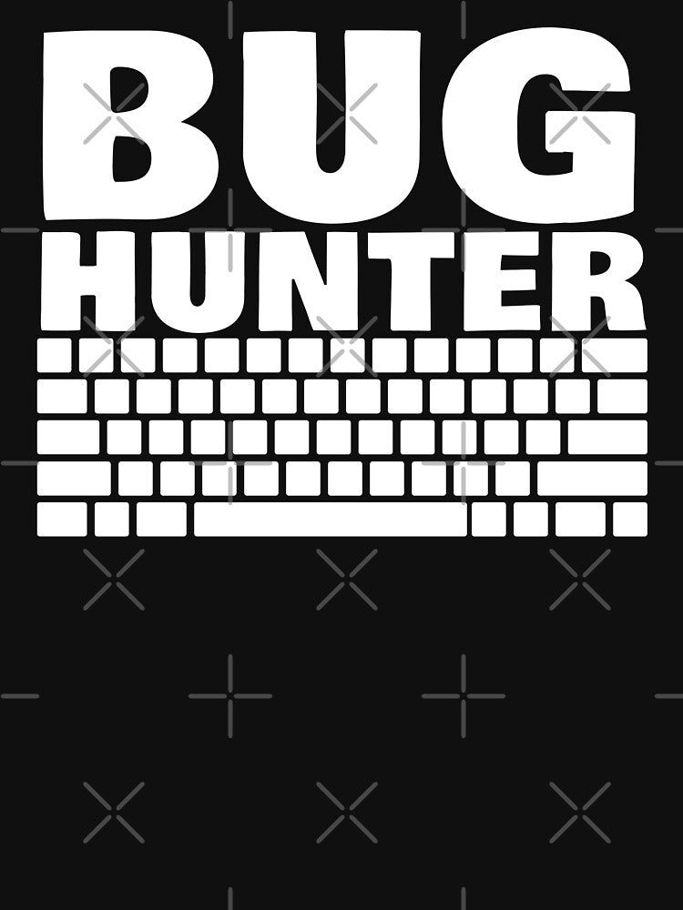 Bug Hunter, funny coding gift, Programming Humor by LostTraveller