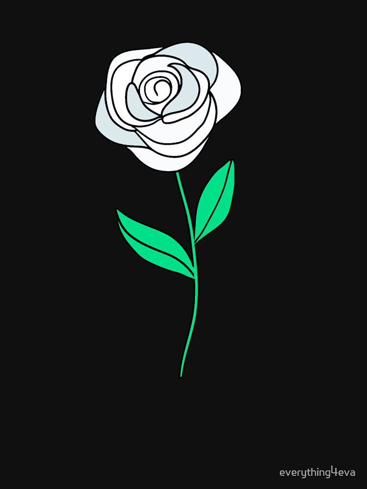 White Rose by everything4eva T-Shirts, Hoodie, Sweatshirt | BlankRebels.com (Image 3)