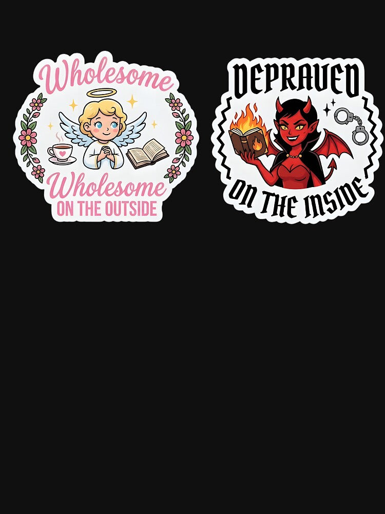 Funny Spicy Romance Reader Wholesome Outside by auxincaftan0o T-Shirts, Hoodie, Sweatshirt | BlankRebels.com (Image 3)