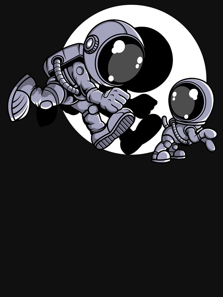 Astronaut And Little Dog - Funny Outer Space Lovers by Desteroids T-Shirts, Hoodie, Sweatshirt | BlankRebels.com (Image 3)