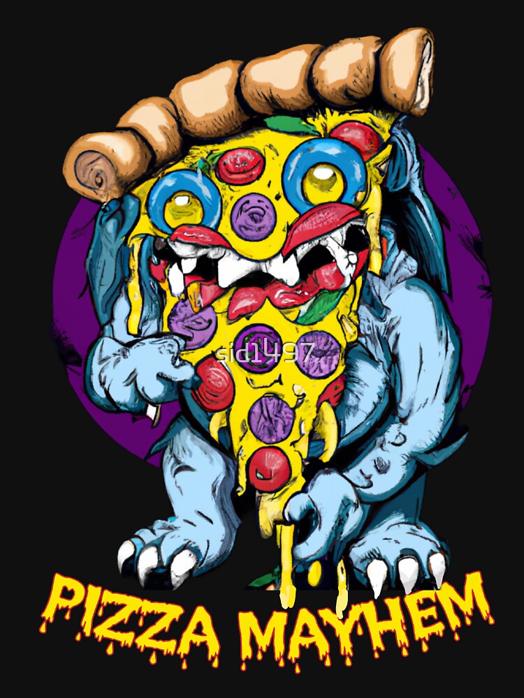 Pizza monster mayhem by SidTastic T-Shirts, Hoodie, Sweatshirt | BlankRebels.com (Image 3)