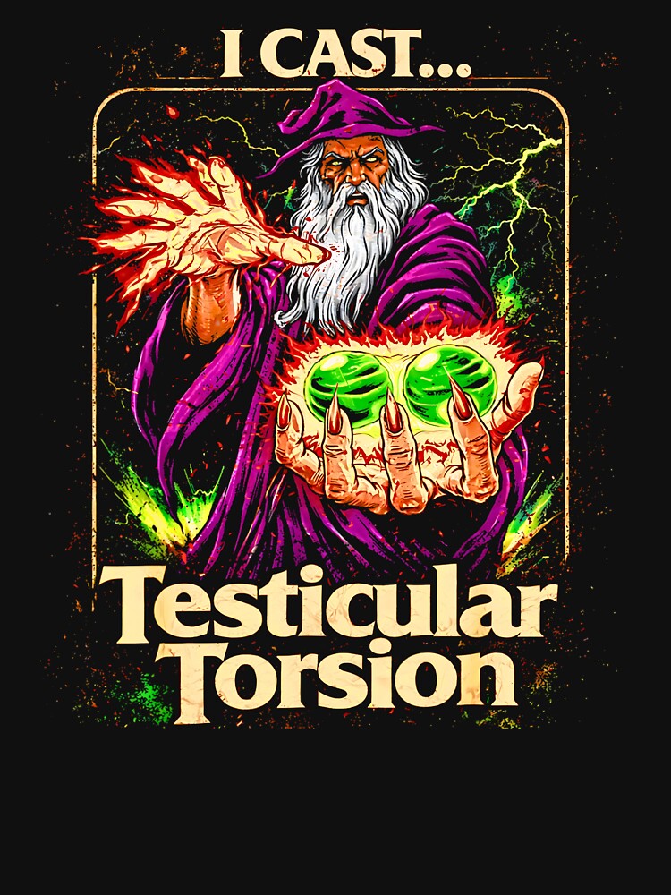 I Cast Testicular Torsion Funny Wizard Meme by NinigFox