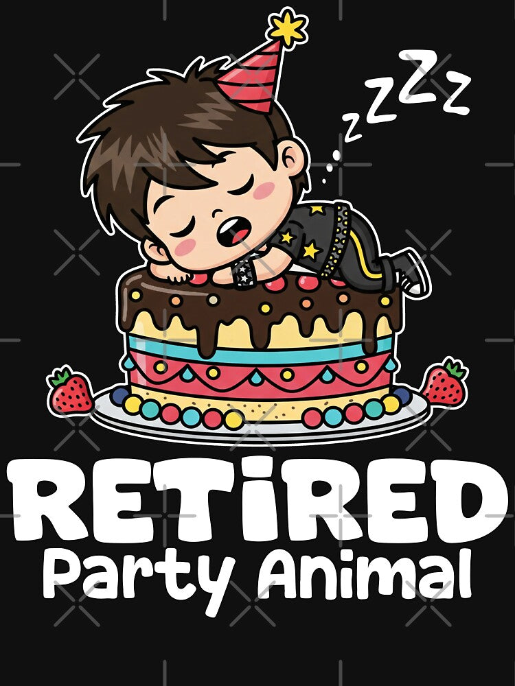 RETIRED PARTY ANIMAL - BIRTHDAY GIFT by KEF Custom T-Shirts, Hoodie, Sweatshirt | BlankRebels.com (Image 3)