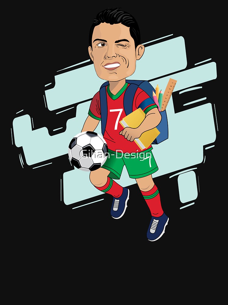 BACK TO SCHOOL - CARICATURE - CHRISTIANO - RONALDO by Gihan-Design