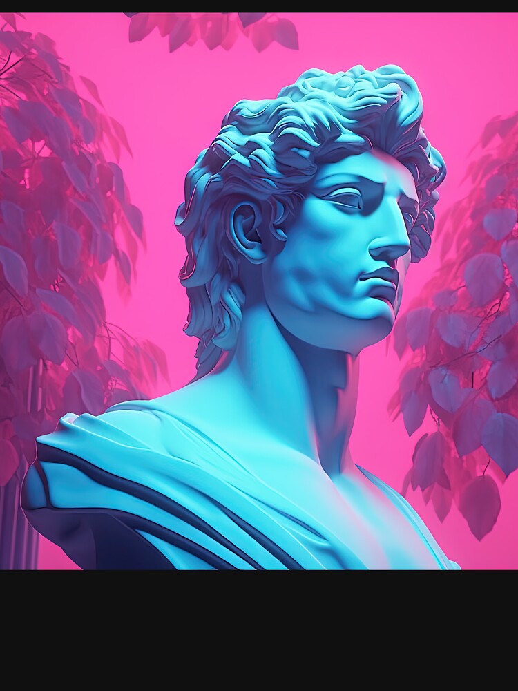 Neon Olympia: A Vaporwave Homage to Ancient Greece by Mullet Monkey T-Shirts, Hoodie, Sweatshirt | BlankRebels.com (Image 3)