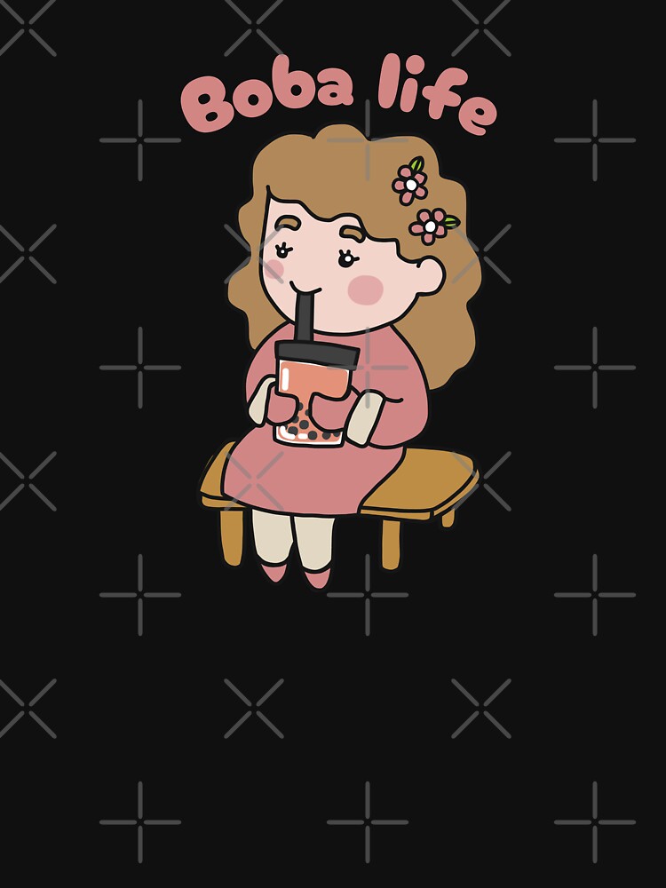Bubble tea lover kawaii girl by Artistusha T-Shirts, Hoodie, Sweatshirt | BlankRebels.com (Image 3)