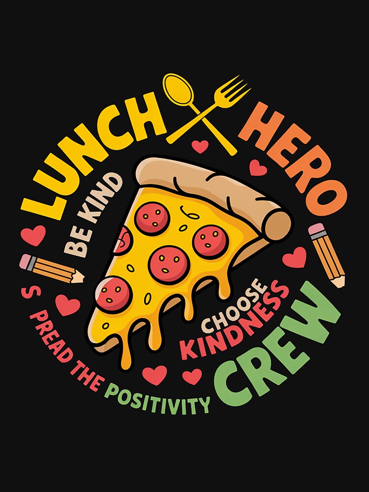 School Lunch Hero Squad Cafeteria Workers Crew Lady by banbopbii T-Shirts, Hoodie, Sweatshirt | BlankRebels.com (Image 3)