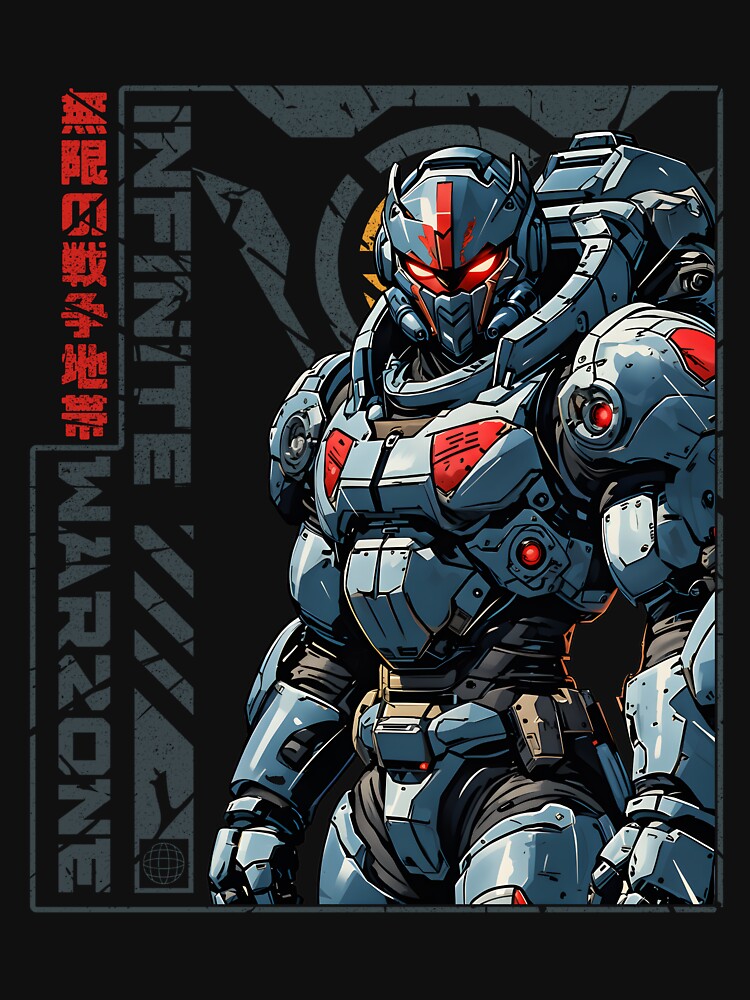 INFINITE WARZONE - CYBER HUNTER by BRONTOSHIRTS T-Shirts, Hoodie, Sweatshirt | BlankRebels.com (Image 3)