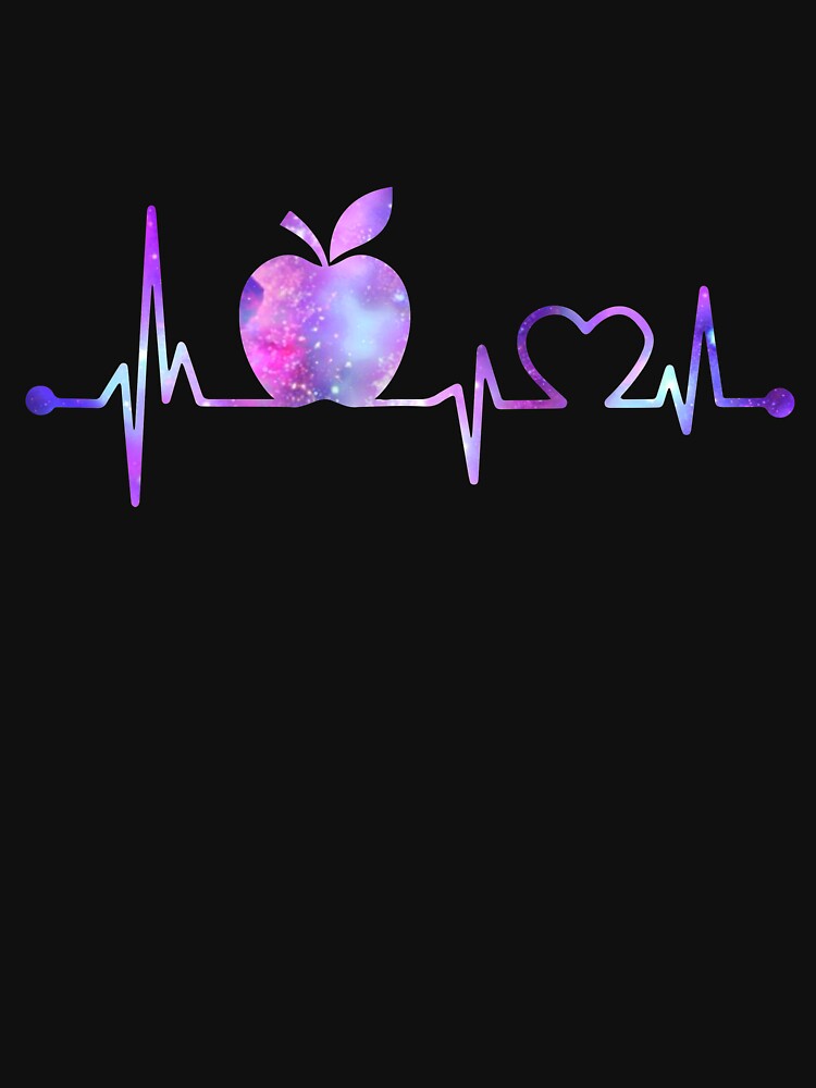TEACHER HEART BEAT GALAXY by tinydreams10 T-Shirts, Hoodie, Sweatshirt | BlankRebels.com (Image 3)