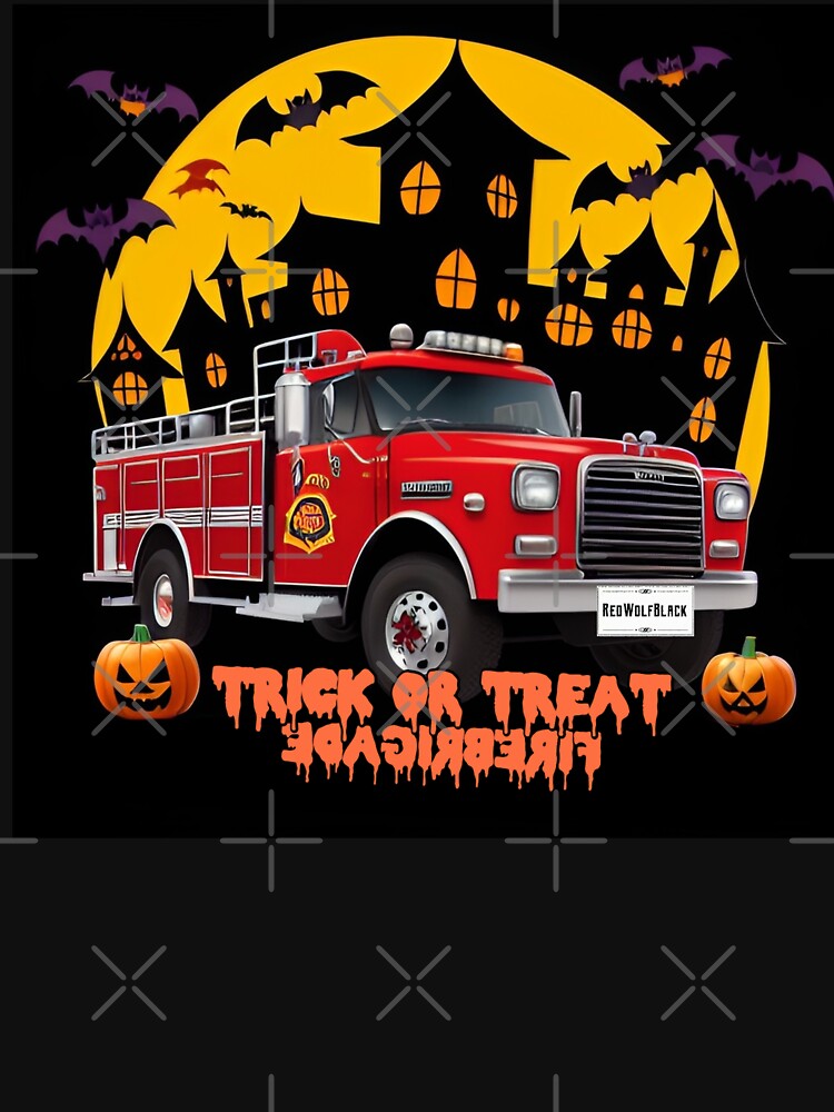 Halloween firebrigade a27 by RedWolfDisigne T-Shirts, Hoodie, Sweatshirt | BlankRebels.com (Image 3)