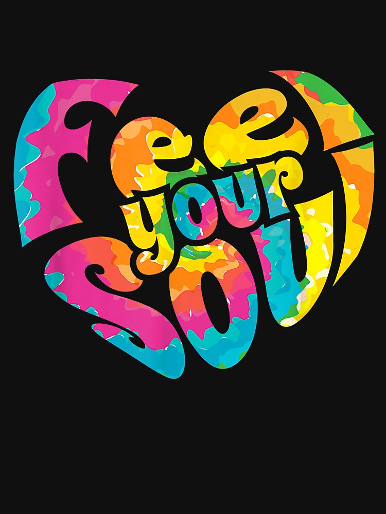 Hippie Peace Sign Heart - Feel Your Soul by shannange T-Shirts, Hoodie, Sweatshirt | BlankRebels.com (Image 3)