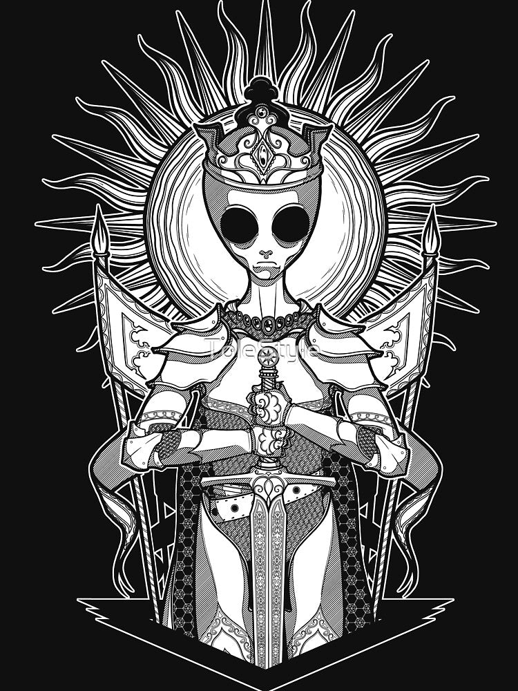 Alien King Arthur Black Version T-Shirts, Hoodie, Sweatshirt