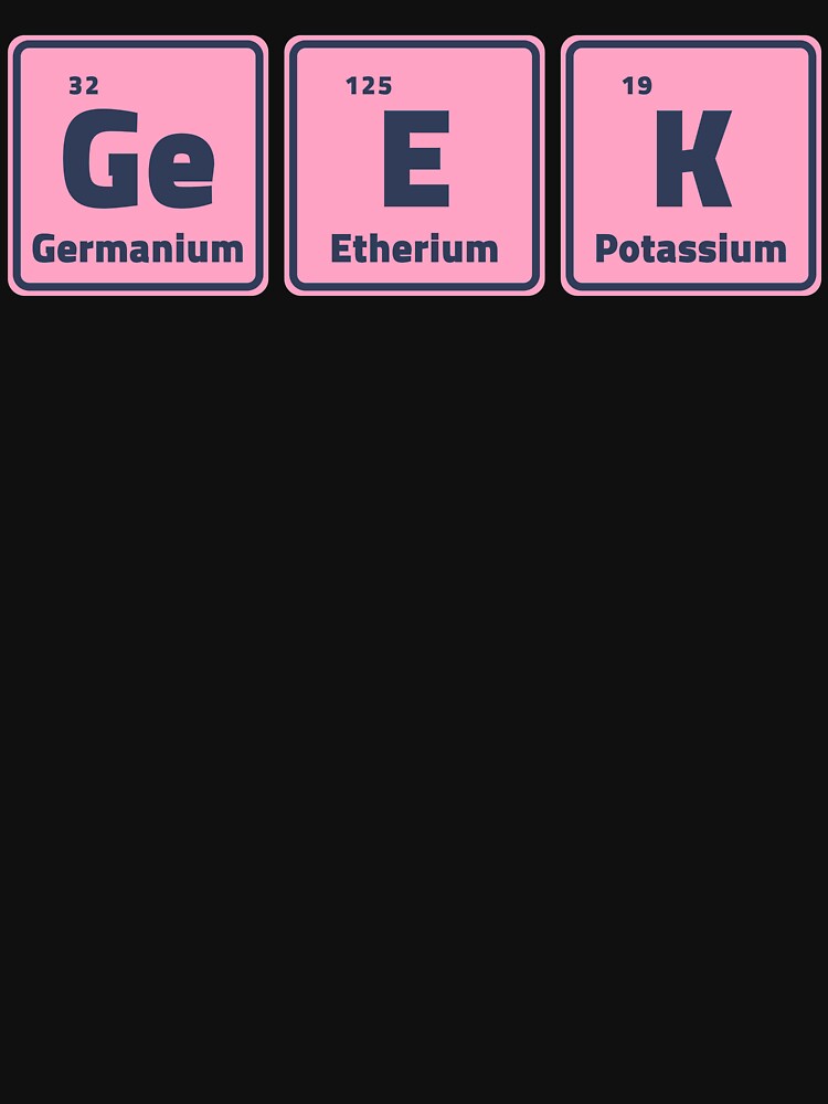 Geek - Periodic Table Elements by m95sim T-Shirts, Hoodie, Sweatshirt | BlankRebels.com (Image 3)