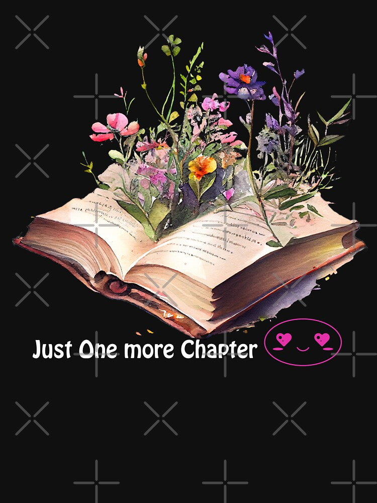 Book lovers Open book | Blossoming Pages: Aesthetic Book and Flower T-Shirt gift idea by lemamis Hoodie, Sweatshirt (Image 3)