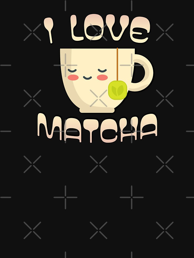 Matcha Love Latte Art - Cute Kawaii Green Tea Aesthetic by buy-on-demand T-Shirts, Hoodie, Sweatshirt (Image 3)