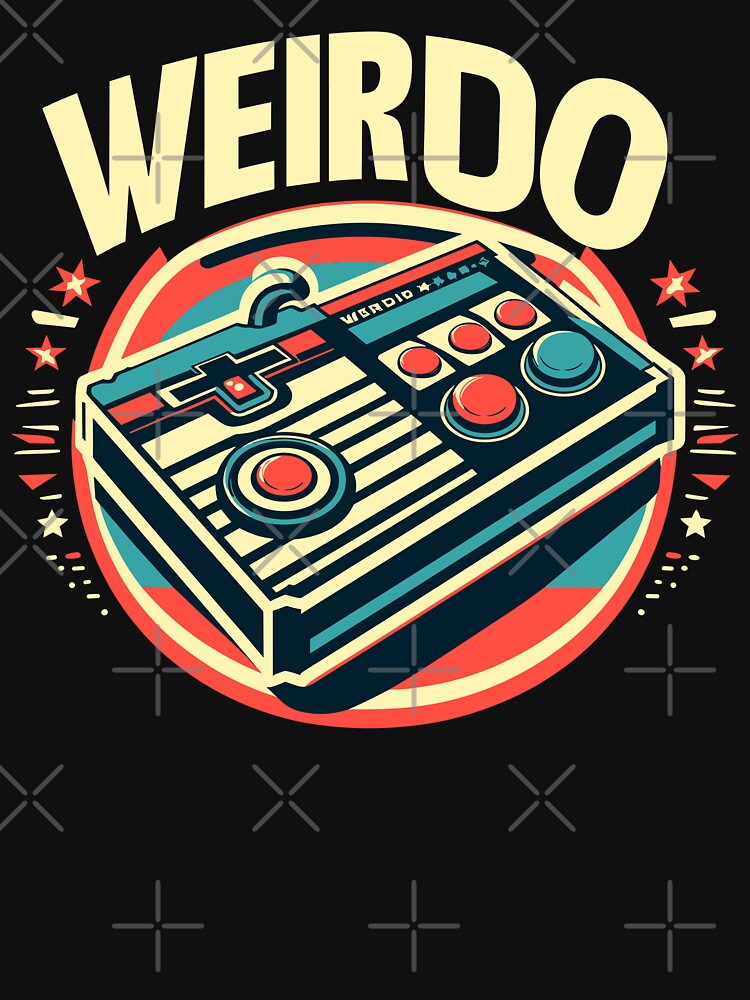 Weirdo in Style - Minimal and Modern Typography retro gaming by diegomenjivar92