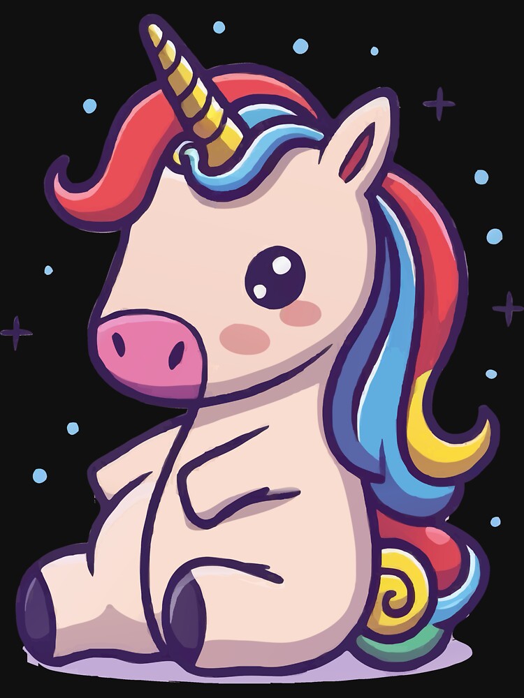 Playful Unicorn by Angry Swan Designs T-Shirts, Hoodie, Sweatshirt | BlankRebels.com (Image 3)