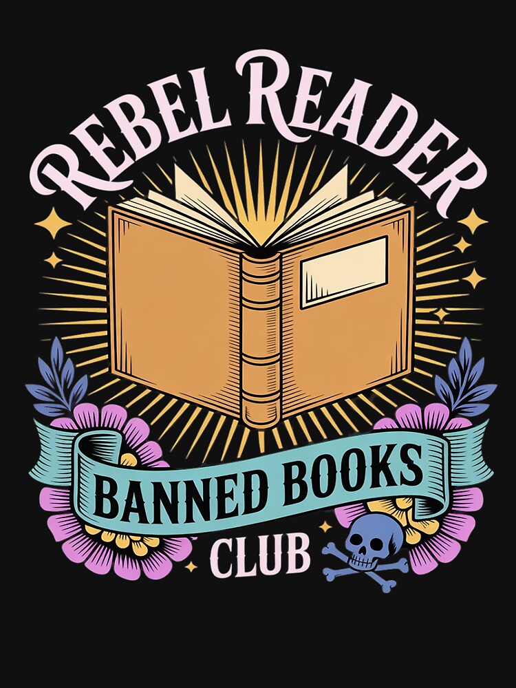 Rebel Reader Banned Books Club by Jadiantukora T-Shirts, Hoodie, Sweatshirt | BlankRebels.com (Image 3)