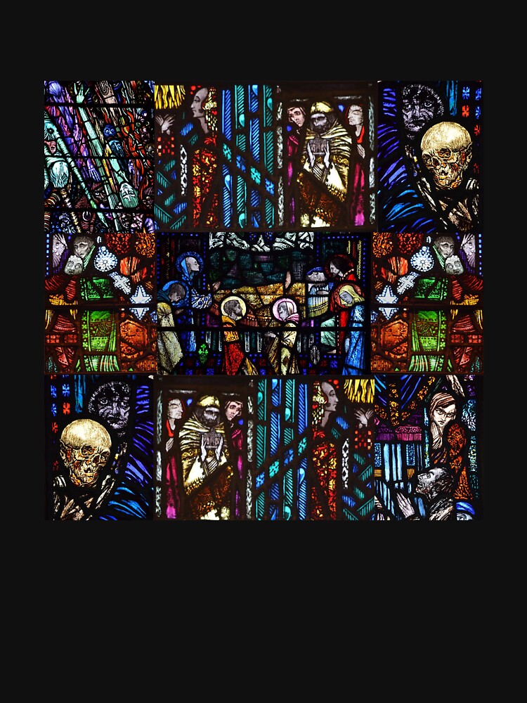 Gothic Stained Glass by PossumsCradle T-Shirts, Hoodie, Sweatshirt | BlankRebels.com (Image 3)