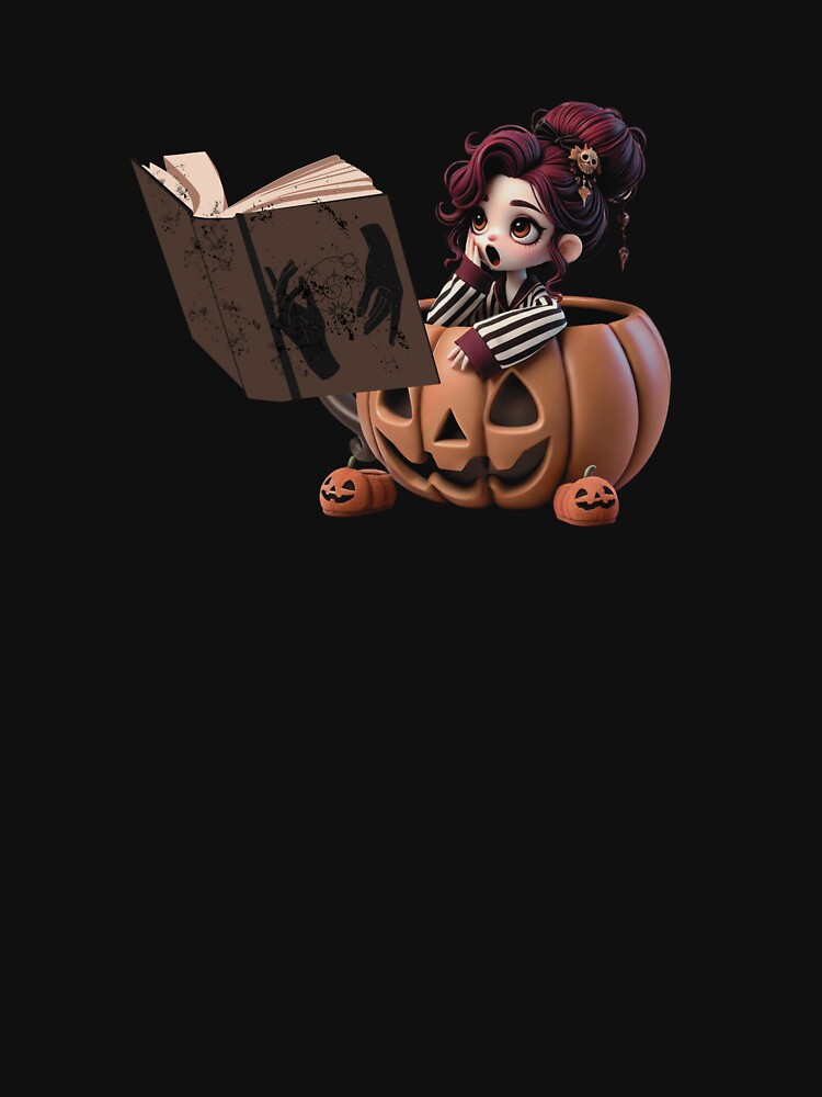 Halloween Coffee And Books by JokeAndStyle T-Shirts, Hoodie, Sweatshirt | BlankRebels.com (Image 3)