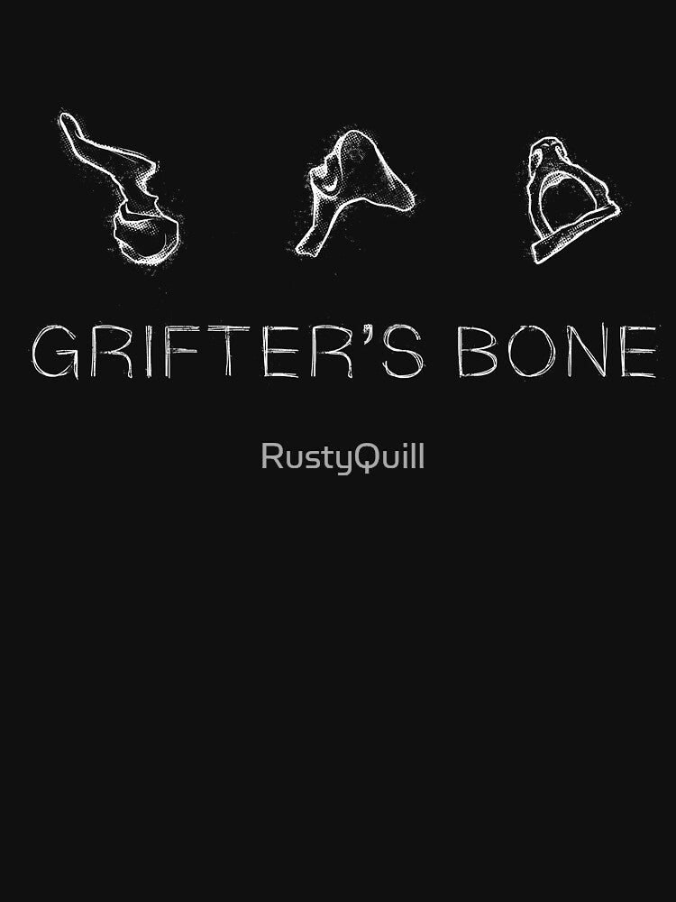 Grifters Bone - Light Logo by RustyQuill T-Shirts, Hoodie, Sweatshirt | BlankRebels.com (Image 3)