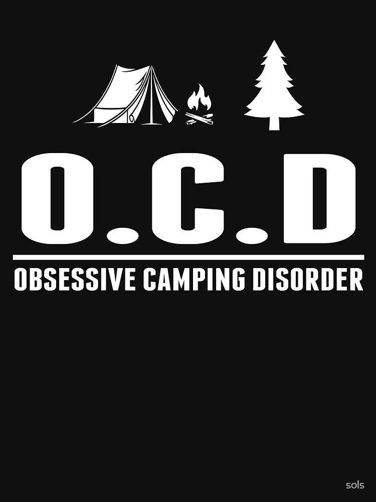 Obsessive Camping Disorder Gift- Funny Camping Shirt ,Camping Tees, Camp T shirt, Camping Shirt For Men and... (Image 3)
