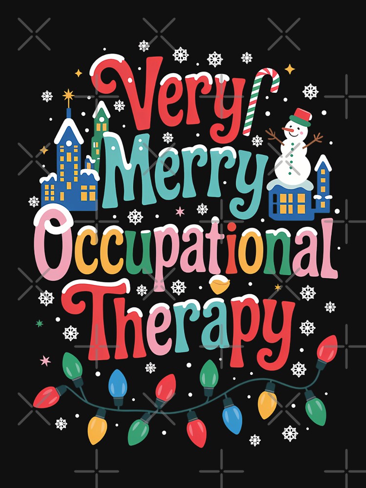 Merry Occupational Therapy Funny Squad Christmas by WalshDrawnLaugh T-Shirts, Hoodie, Sweatshirt | BlankRebels.com (Image 3)