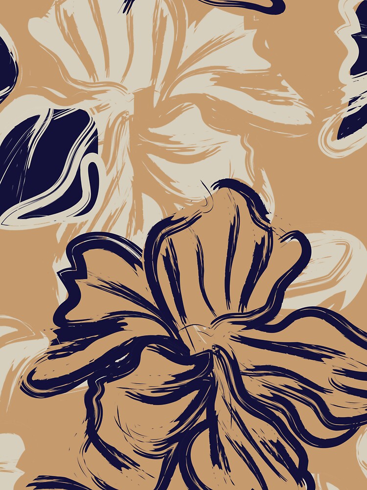 Brown Floral by zaher97 T-Shirts, Hoodie, Sweatshirt | BlankRebels.com (Image 3)