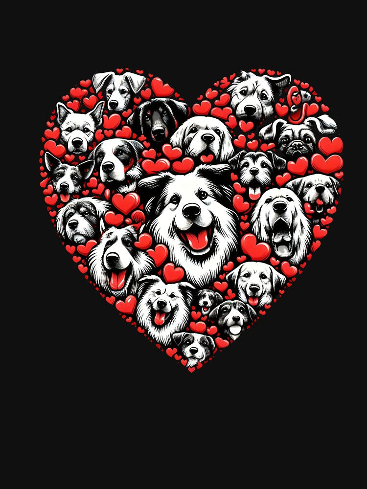 Heart of loving Dogs Funny Dogs Lovers Heart Dogs Awesome Dogs Gift by SlocifieShop T-Shirts, Hoodie, Sweatshirt (Image 3)