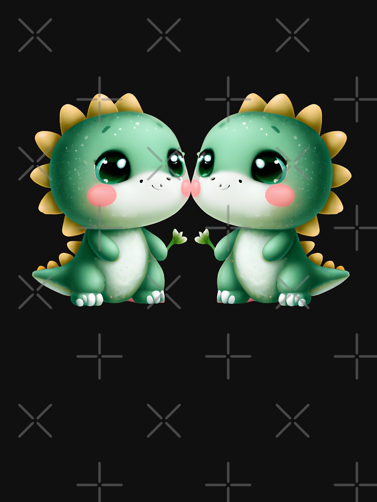 Dinosaur Couple Lover Valentine heart love by BOHOVIN T-Shirts, Hoodie, Sweatshirt | BlankRebels.com (Image 3)