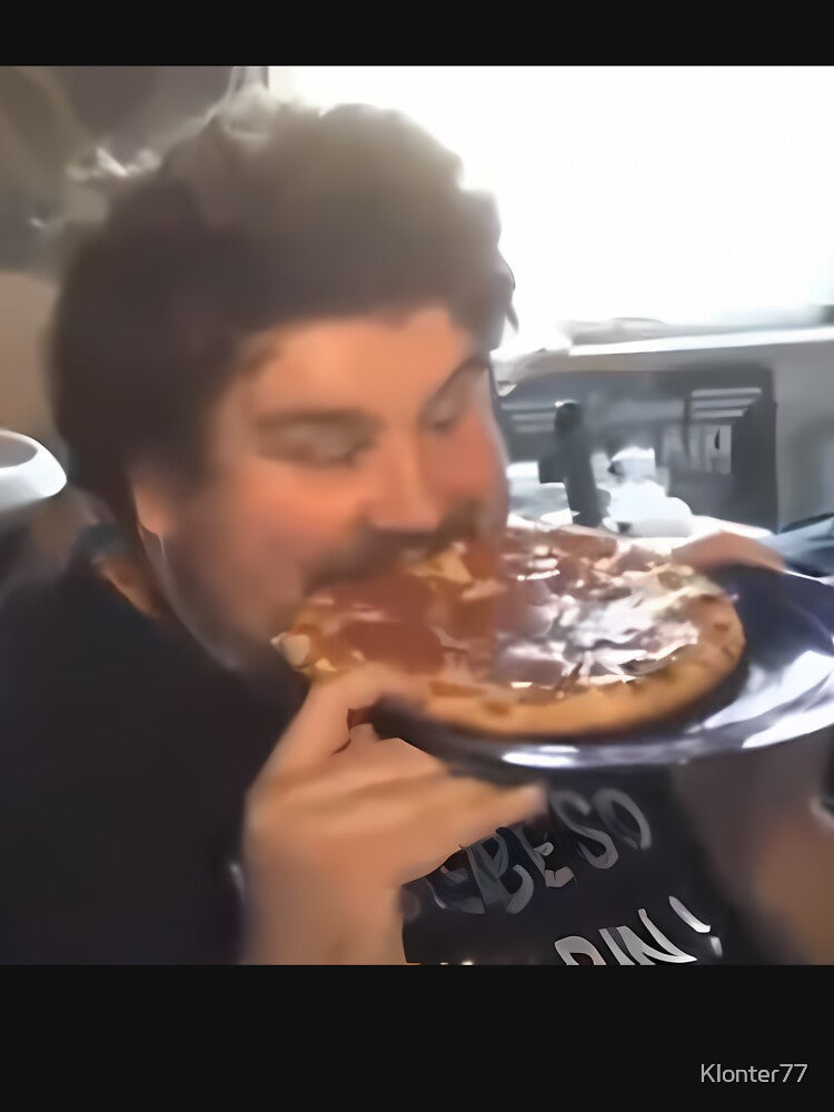 Drachenlord Poster - Eating Pizza for Meddler | Upscaled, high-quality poster by Klonter77 T-Shirts, Hoodie,... (Image 3)