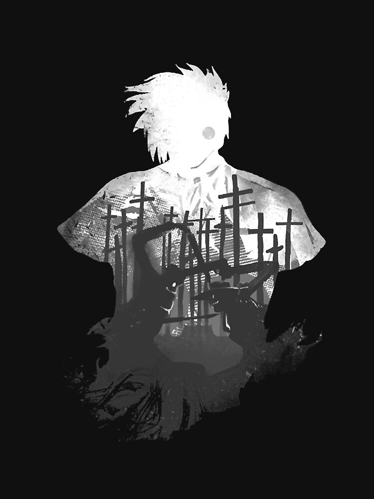 Monochrome Alucard by FlynnDonnelly T-Shirts, Hoodie, Sweatshirt | BlankRebels.com (Image 3)
