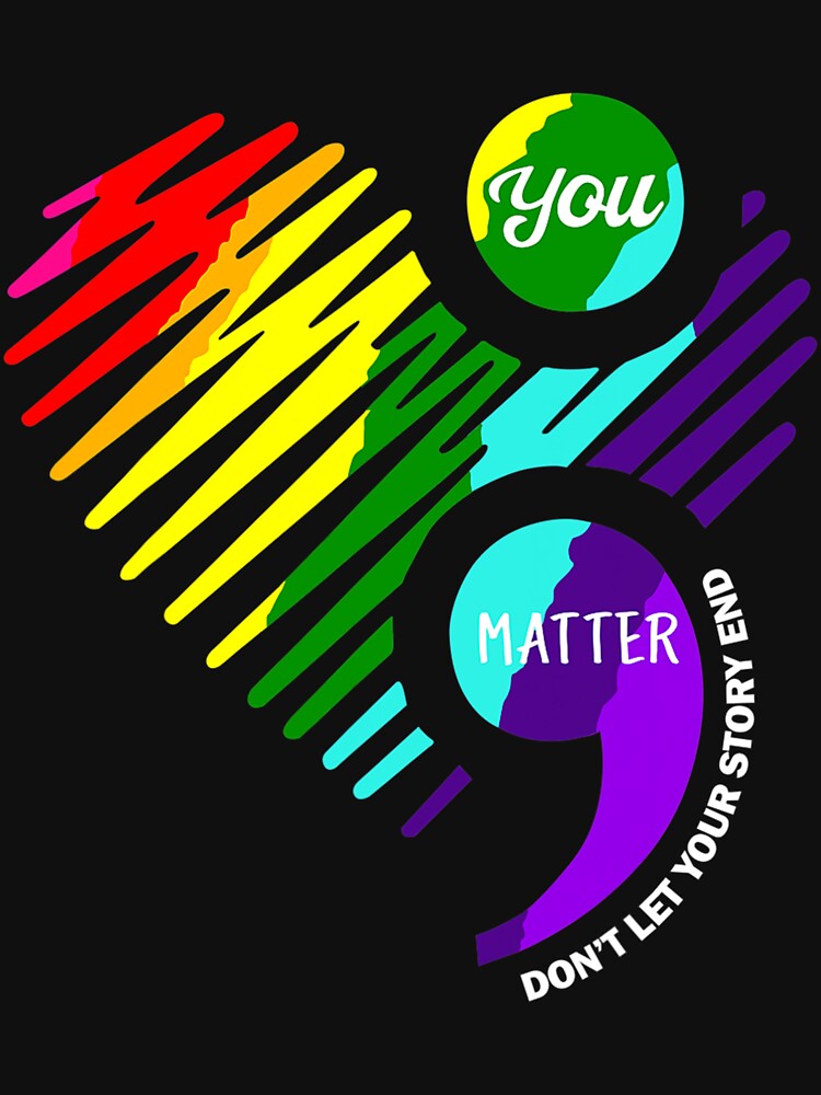 Semicolon Mental Mental Awareness Month 12 Step Recovery by impracticaltan9 T-Shirts, Hoodie, Sweatshirt (Image 3)