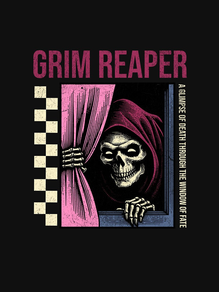Grim Reaper – Dark Death Illustration Art by Emagicc T-Shirts, Hoodie, Sweatshirt | BlankRebels.com (Image 3)