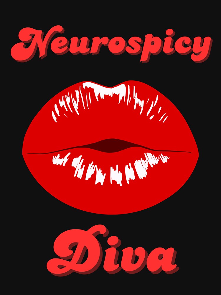 Neurospicy Diva by Balerie Rivera T-Shirts, Hoodie, Sweatshirt | BlankRebels.com (Image 3)