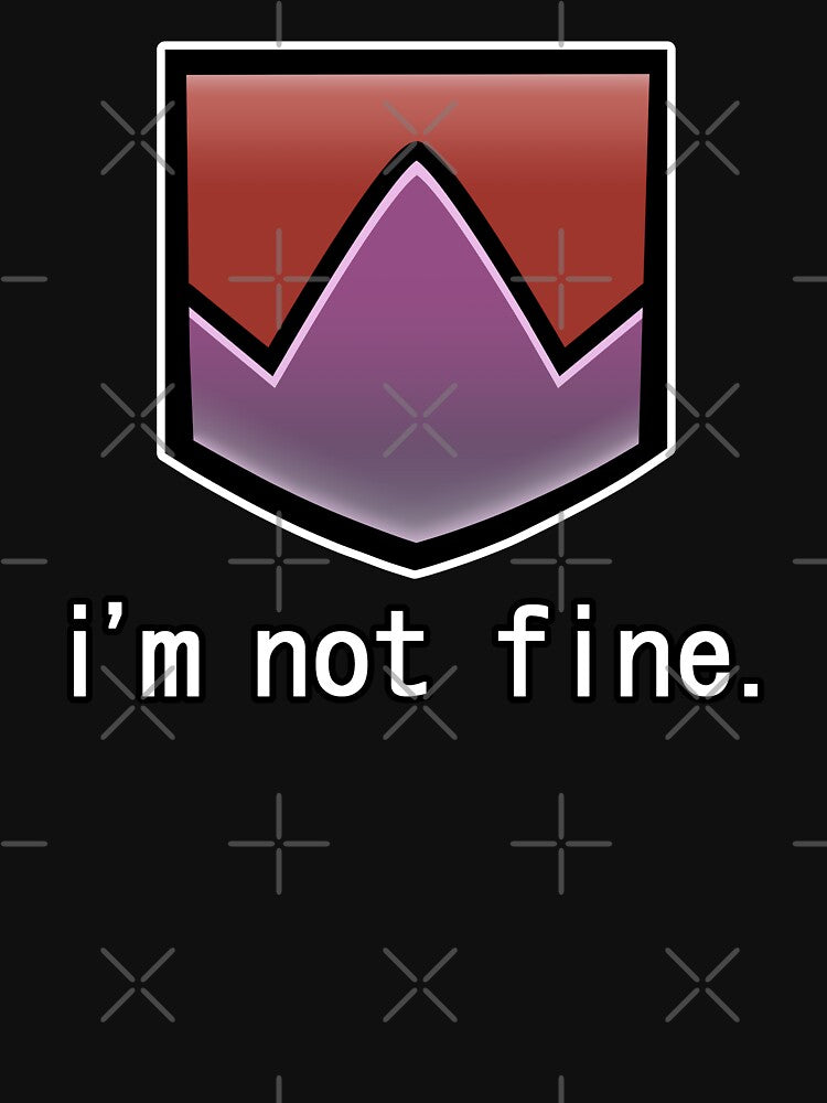 "I'm Not Fine" Damage Down [FFXIV] by BanannaWaffles T-Shirts, Hoodie, Sweatshirt | BlankRebels.com (Image 3)
