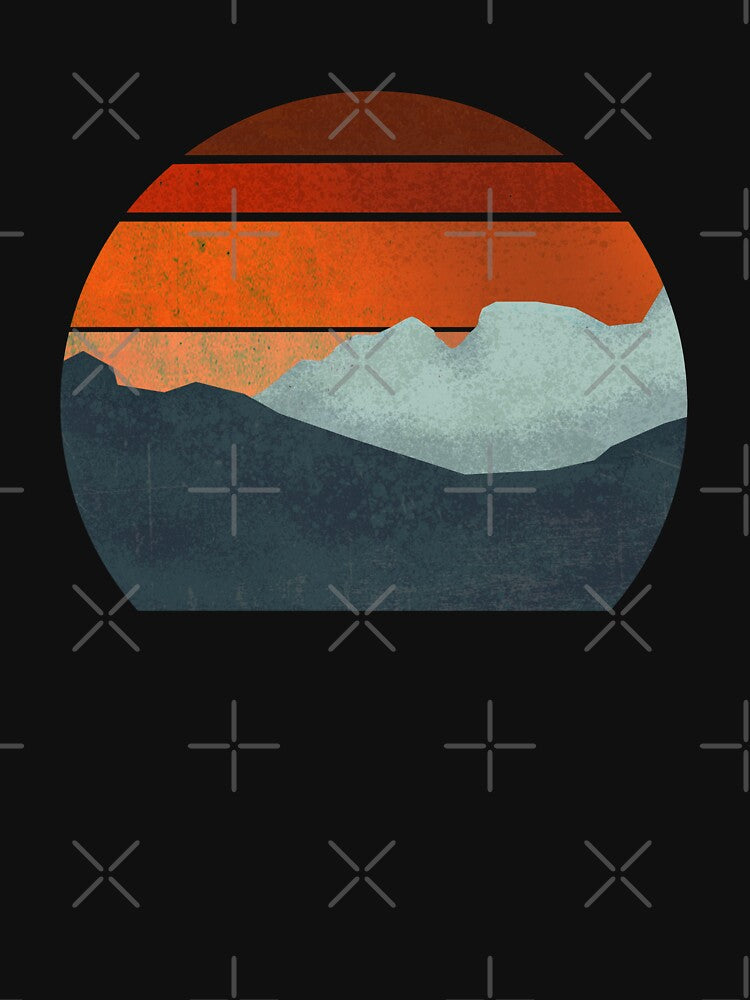 Distressed Circle Sunset by liftdesign T-Shirts, Hoodie, Sweatshirt | BlankRebels.com (Image 3)