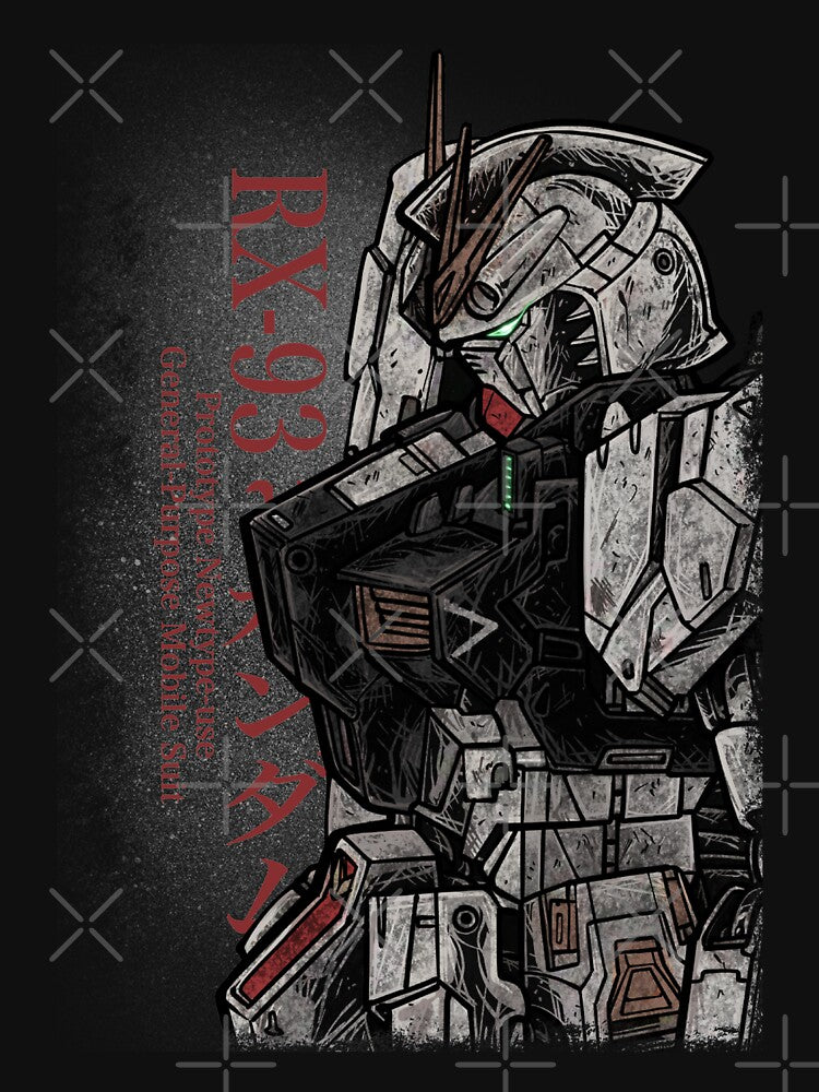 Rx 93 - Nu Gundam by calscrafted T-Shirts, Hoodie, Sweatshirt | BlankRebels.com (Image 3)