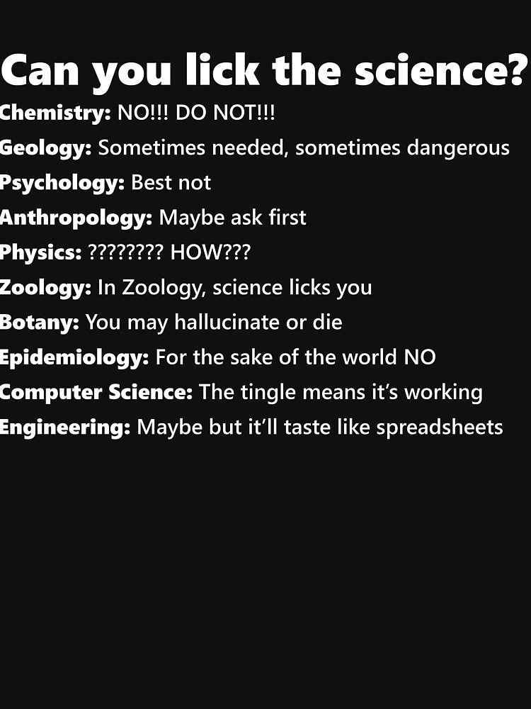 Can you lick the science back by EngiNerding