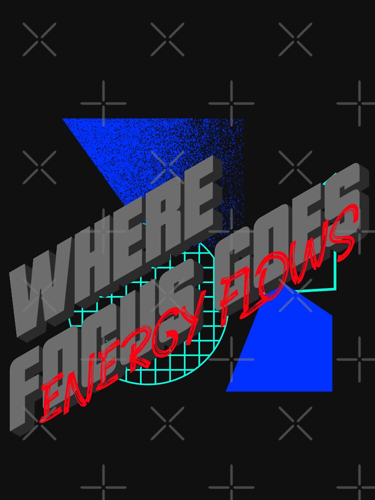 Where Focus Goes Energy Flows. Best Quotes Motivational Sticker by SuccessfulVibes T-Shirts, Hoodie, Sweatshirt (Image 3)