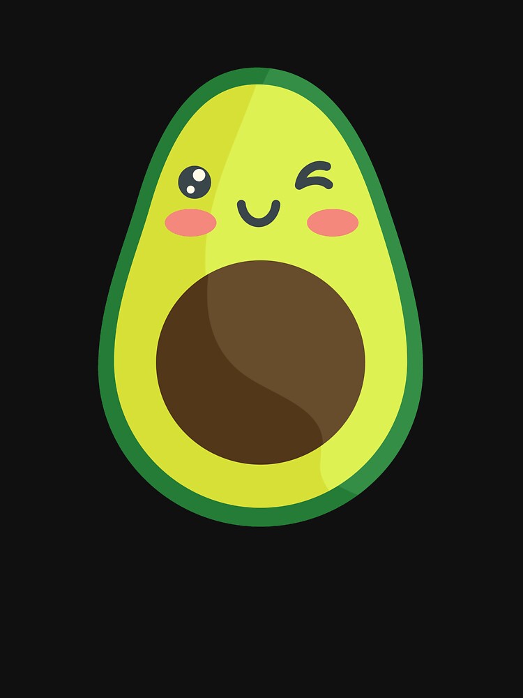 CUTE AVOCADO WINK T SHIRT TEE SWEATER HOODIE GIFT PRESENT BIRTHDAY CHRISTMAS by Timcito Sweatshirt (Image 3)