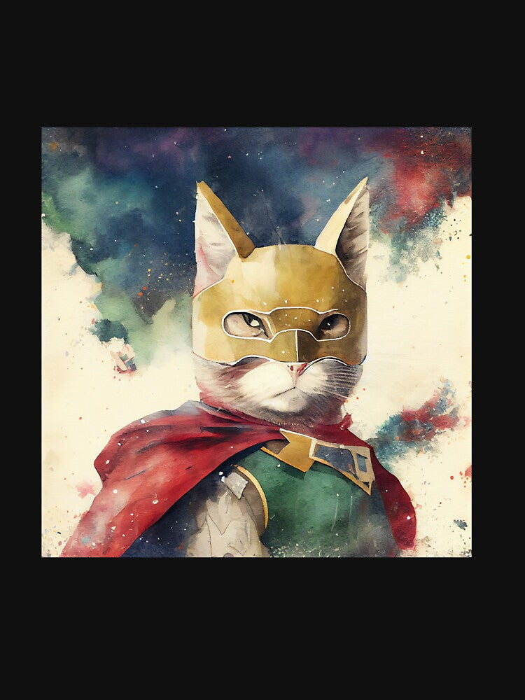 Chinchilla Cat Superhero 2 by EmilyDayDreams