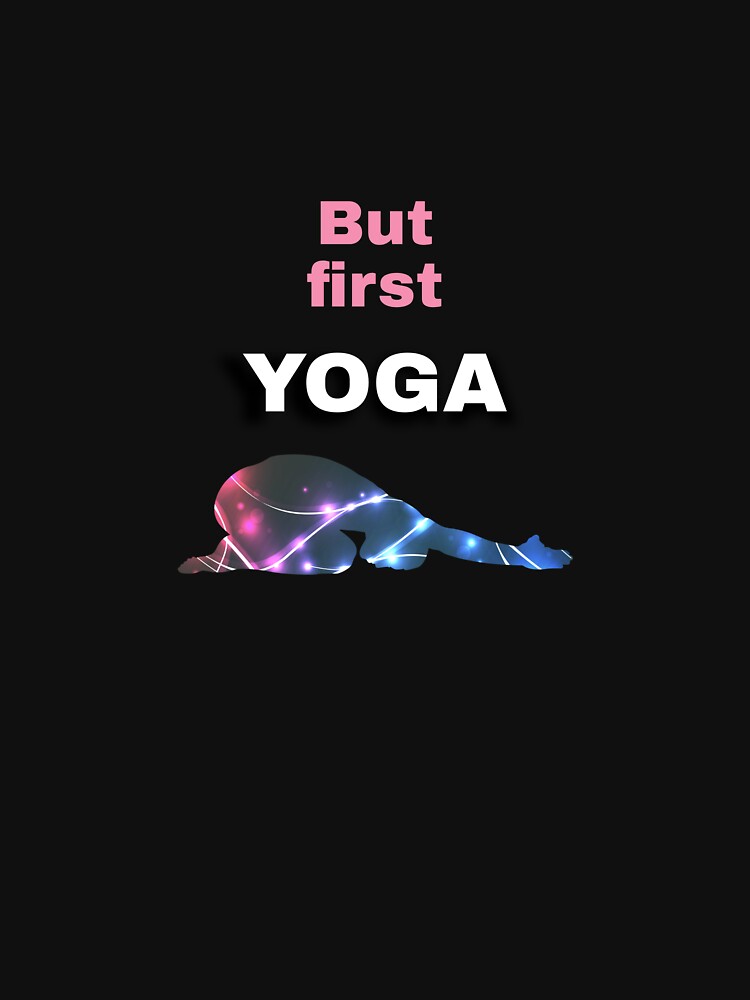 But first Yoga – Minimal Yoga Pose Phone Case for Fitness & Mindfulness Lovers by Giota29