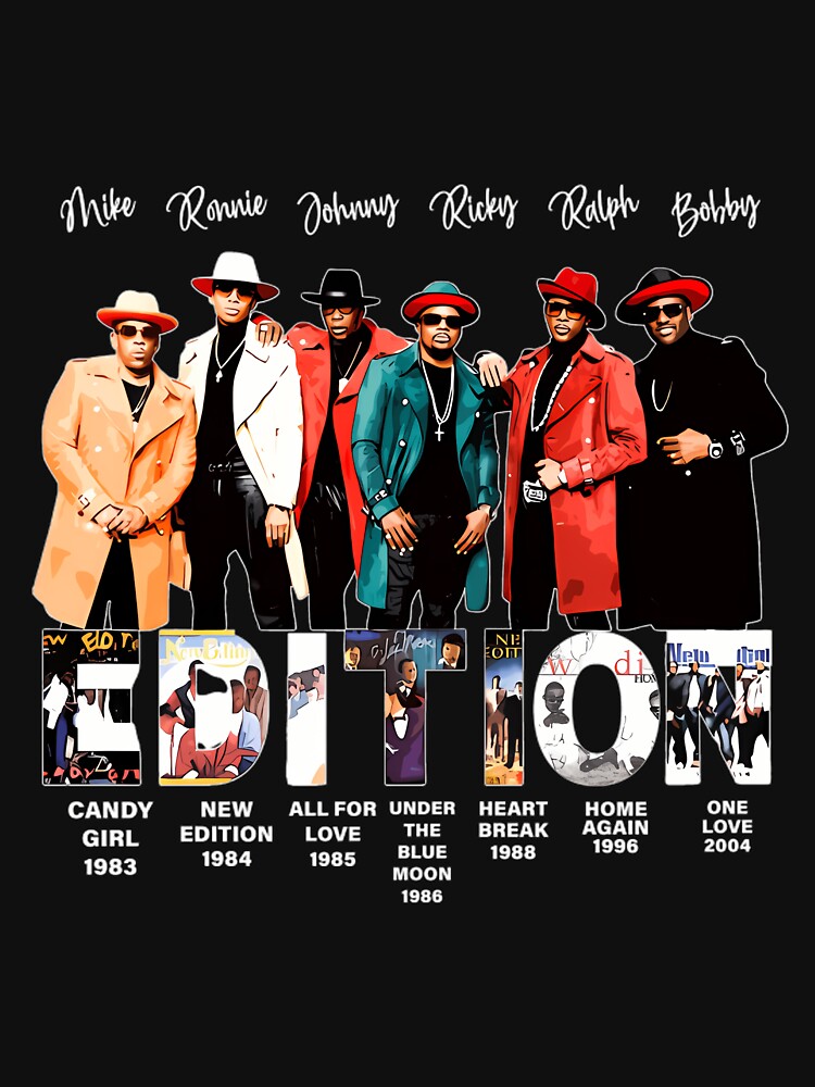 New Edition Ful Albums Lettering by Nii-001nj T-Shirts, Hoodie, Sweatshirt | BlankRebels.com (Image 3)