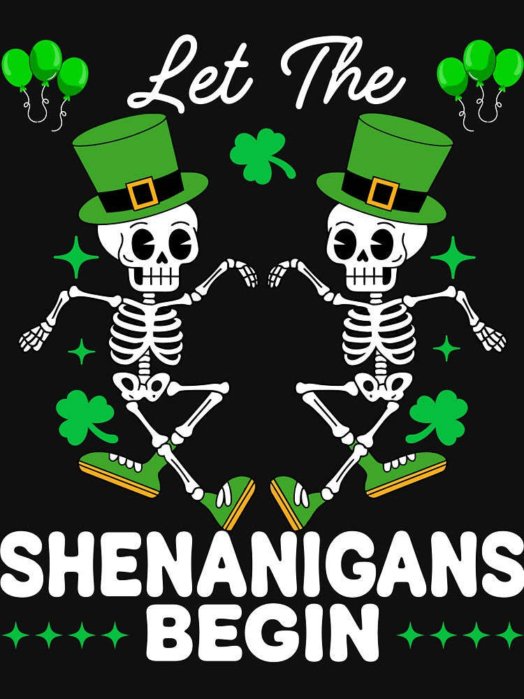 Kids St Patricks Day Skeleton by KroghDs T-Shirts, Hoodie, Sweatshirt | BlankRebels.com (Image 3)