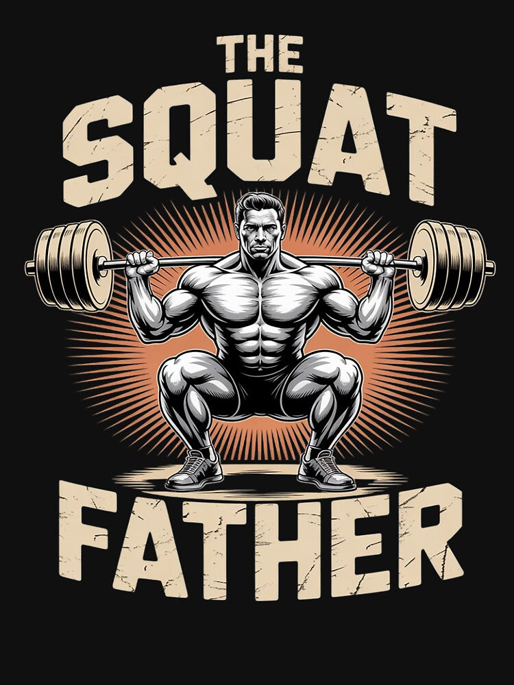 The Squat Father Weightlifting Fitness Gym Fathers Day by VerseFarm T-Shirts, Hoodie, Sweatshirt | BlankRebels.com (Image 3)