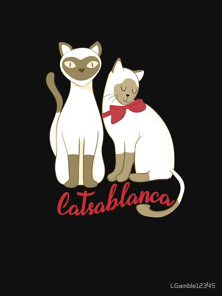Top Funny Cat Movie Catsablanca Gift Design by LGamble12345 T-Shirts, Hoodie, Sweatshirt | BlankRebels.com (Image 3)