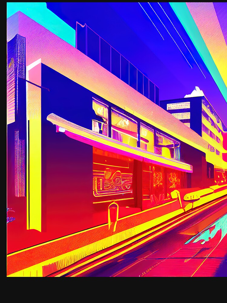 Honolulu 2D neon by ComicsFactory T-Shirts, Hoodie, Sweatshirt | BlankRebels.com (Image 3)